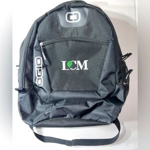 OGIO‎ Rogue Backpack Black Laptop Travel Bag Padded Heavy Duty Tech LCM Logo
